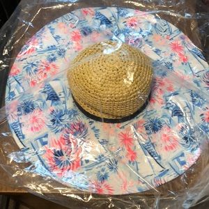 Lilly Pulitzer sun beach floppy hat